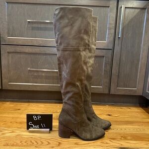 Nordstrom Taupe Heeled Boots